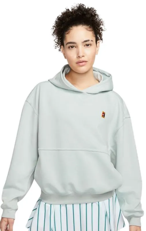 Nike Court Fleece Tennis Hoodie W - grey haze