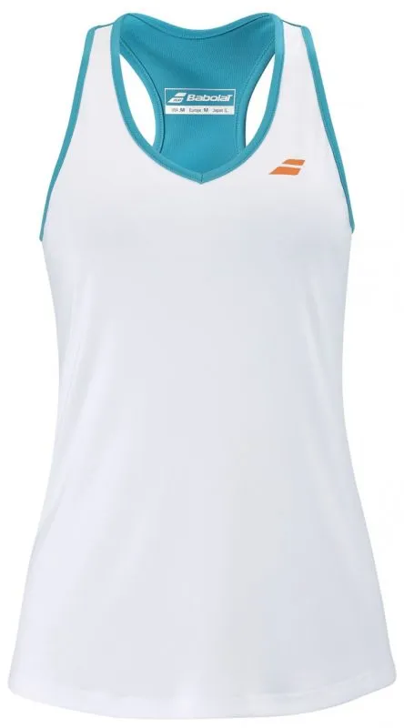 Babolat Play Tank Top Women - white/caneel bay Babolat Play Tank Top Women - white/caneel bay