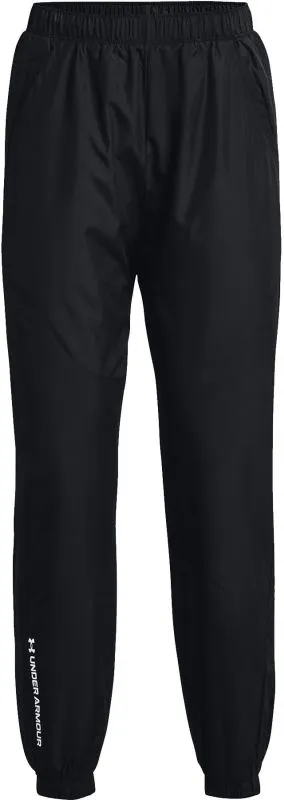 Under Armour Women's Rush Woven Pant - black/white Under Armour Women's Rush Woven Pant - black/white