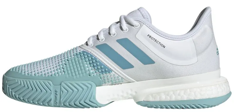 Adidas SoleCourt Boost W x Parley - white/vapour blue/blue spirit