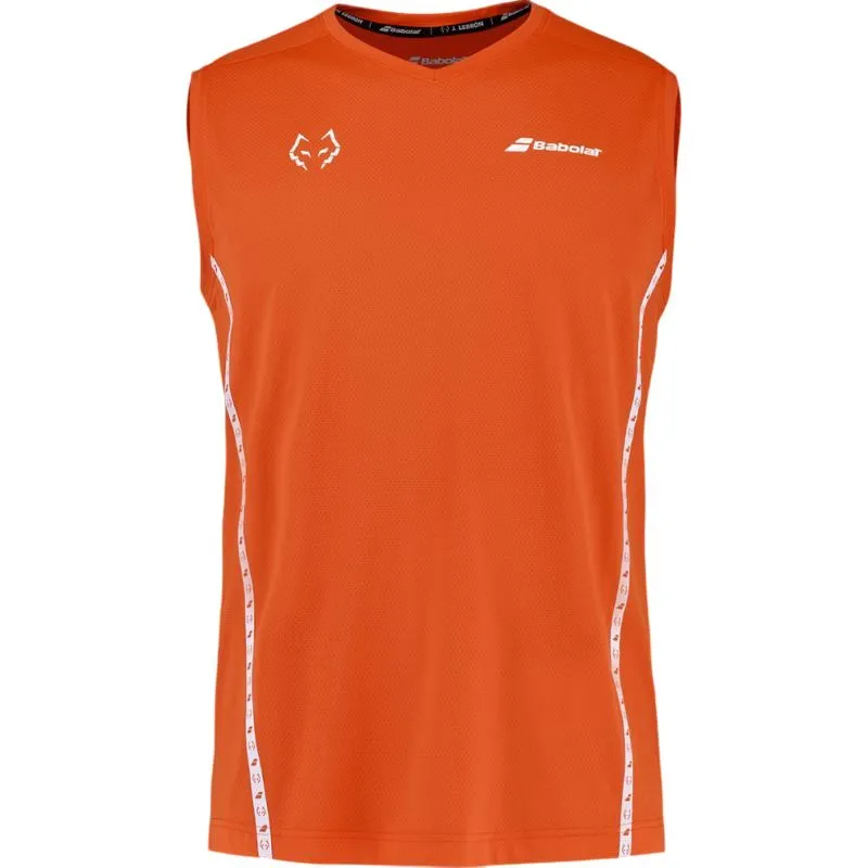 Babolat Muscle Tank J. Lebron Top - red orange