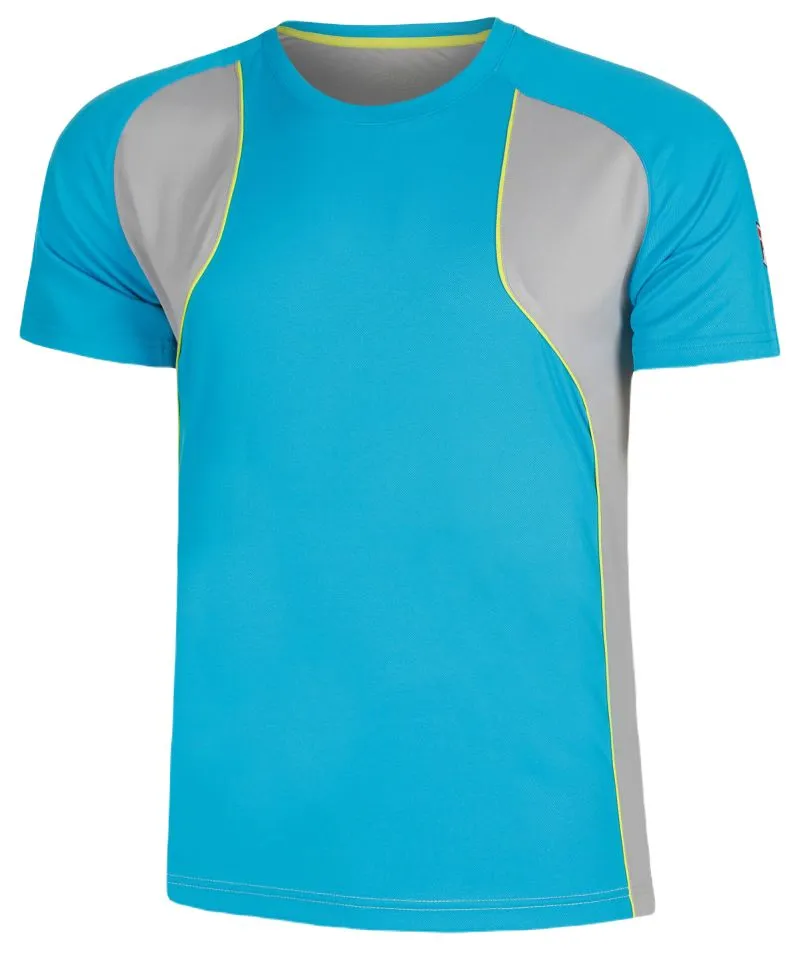 Men's T-shirt Fila Austarlian Open Hudson T-Shirt - hawaiian ocean/silver scone - Multicolor