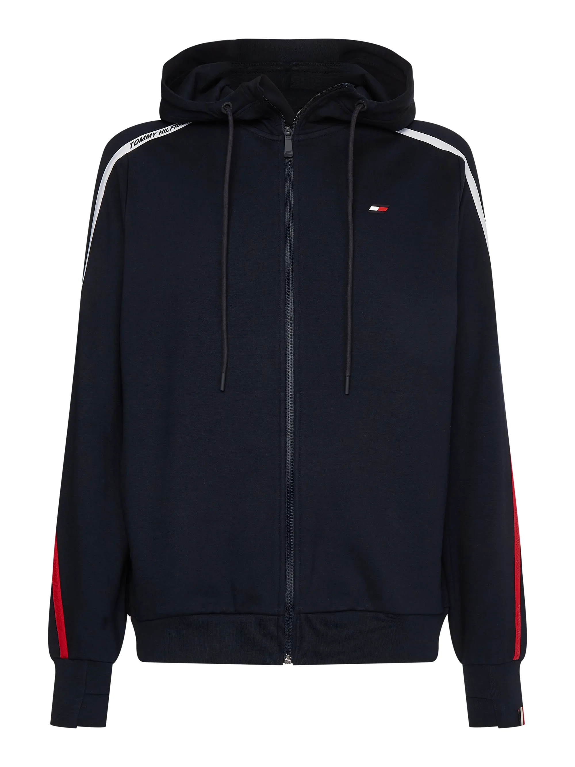 Tommy Hilfiger Trim Full Zip Hoody - desert sky