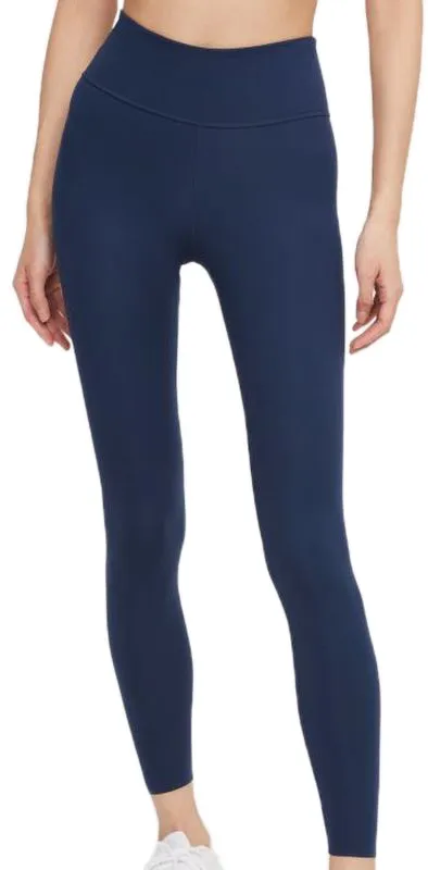Nike One Luxe Tight Leggings - midnight navy/clear Nike One Luxe Tight Leggings - midnight navy/clear