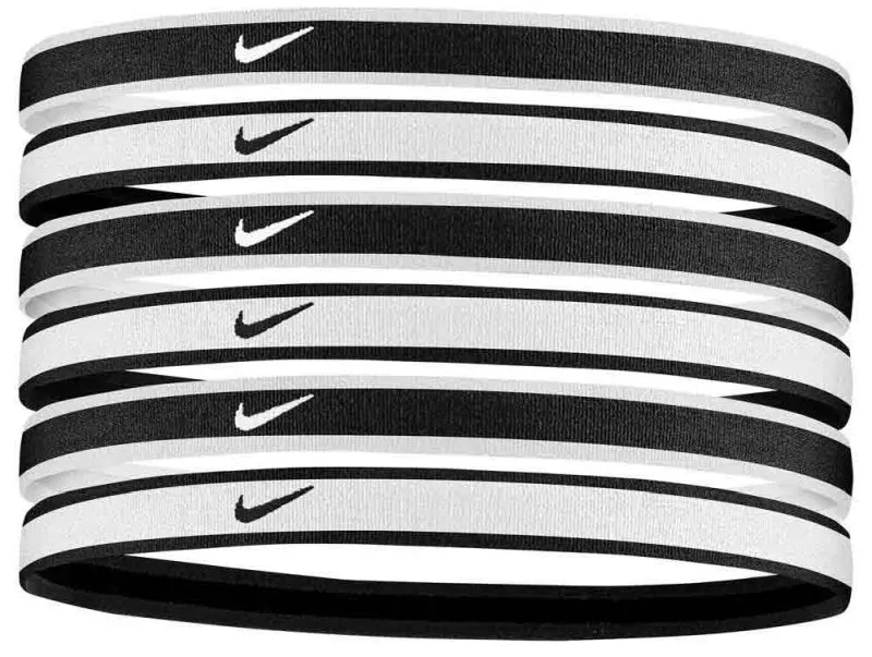 Nike Tipped Swoosh Sport Headbands 6PK 2.0 Nike Tipped Swoosh Sport Headbands 6PK 2.0