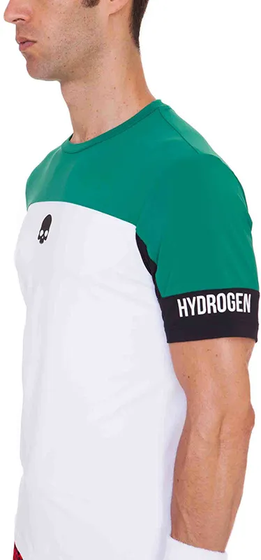 Hydrogen Tech Italia T-Shirt - white/green