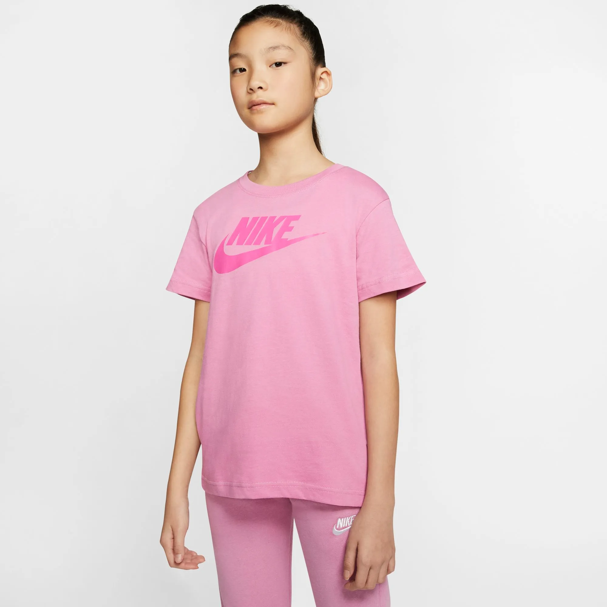 Nike G NSW Tee DPTL Basic Futura - magic flamingo/fire pink