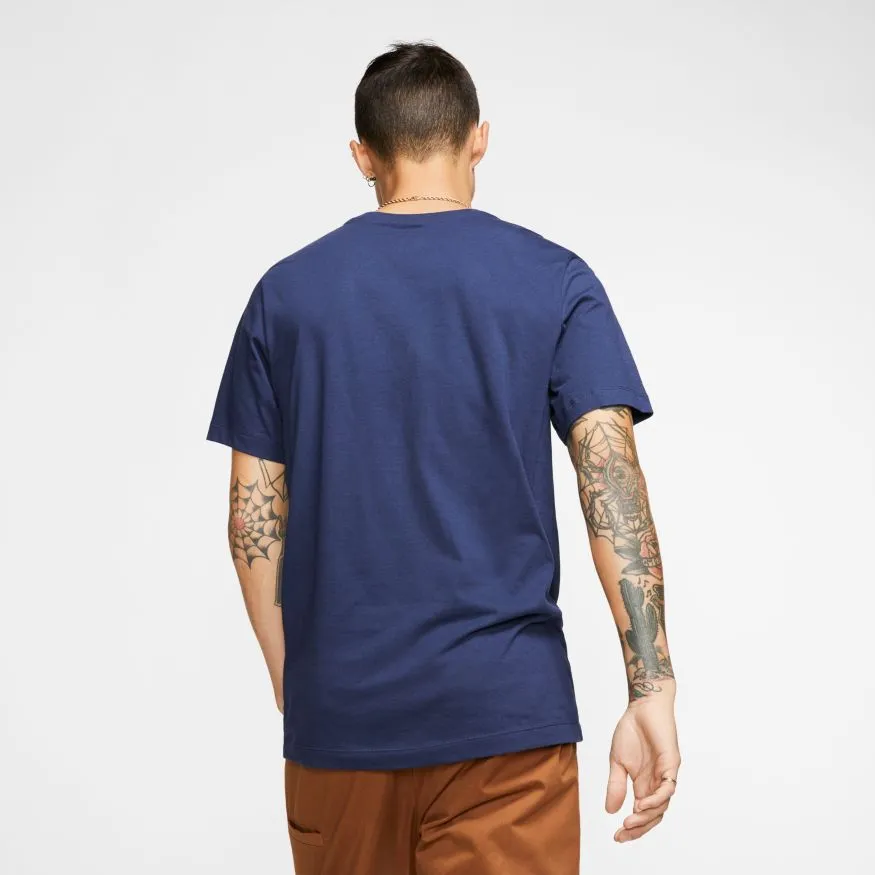 Nike NSW Club Tee M - midnight navy/white