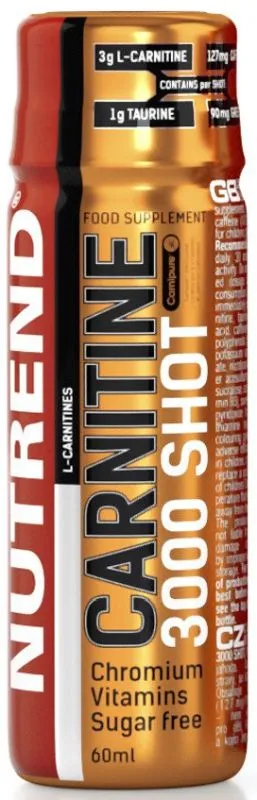 nutrend l carnitine 3000 shot Nutrex Liquid and enhanced overall athletic performance Nutrend CARNITINE 3000 SHOT -
