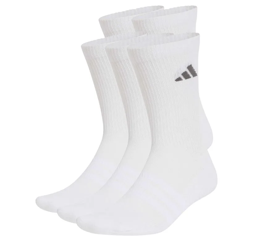 Adidas Essentials Cushioned Crew 5P - white/grey five