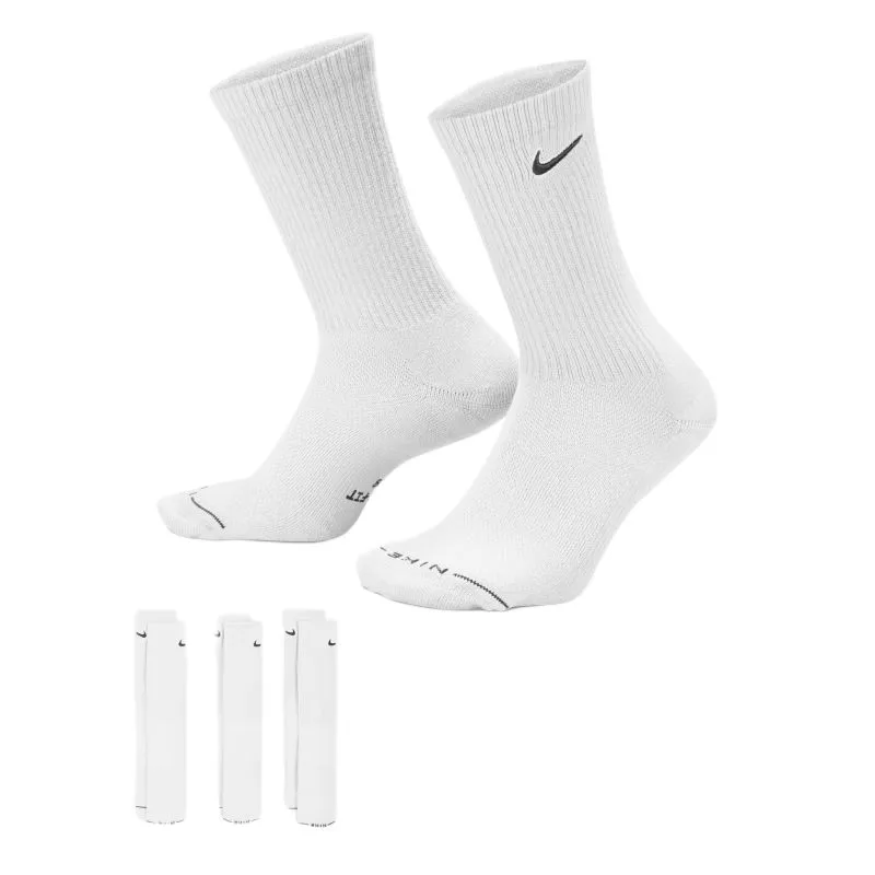 Socks Nike Everyday Elevated Crew 3P - white - White