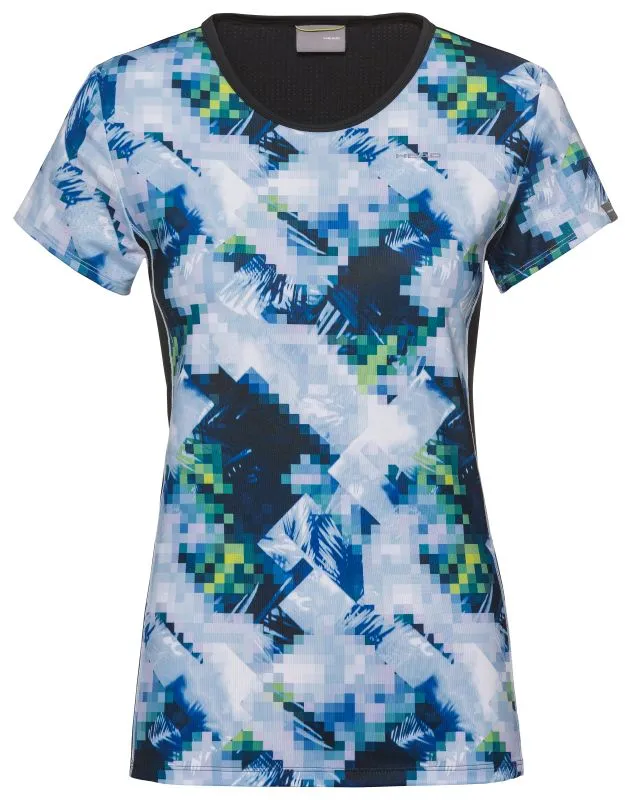 Head Mia T-Shirt W - sky blue/black
