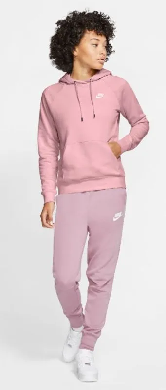 Nike Sportswear Essential Hoodie PO Fleece W - pink glaze/white