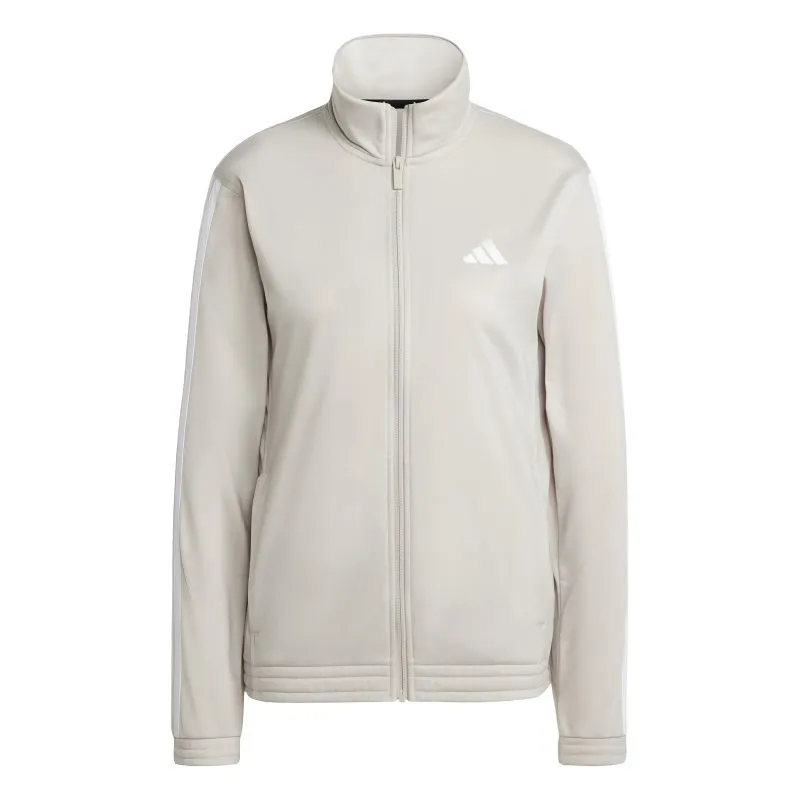 Adidas Tricot 3-Stripes Track - beige/white