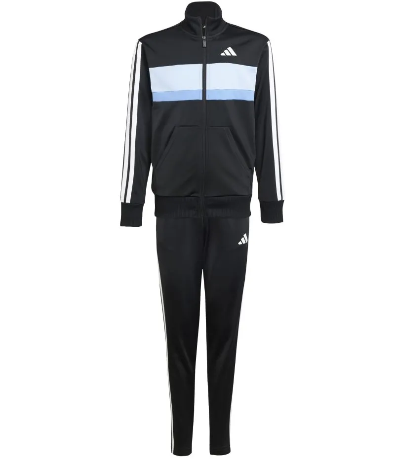 Adidas Kids 3-Stripes Tiberio - black/glow blue