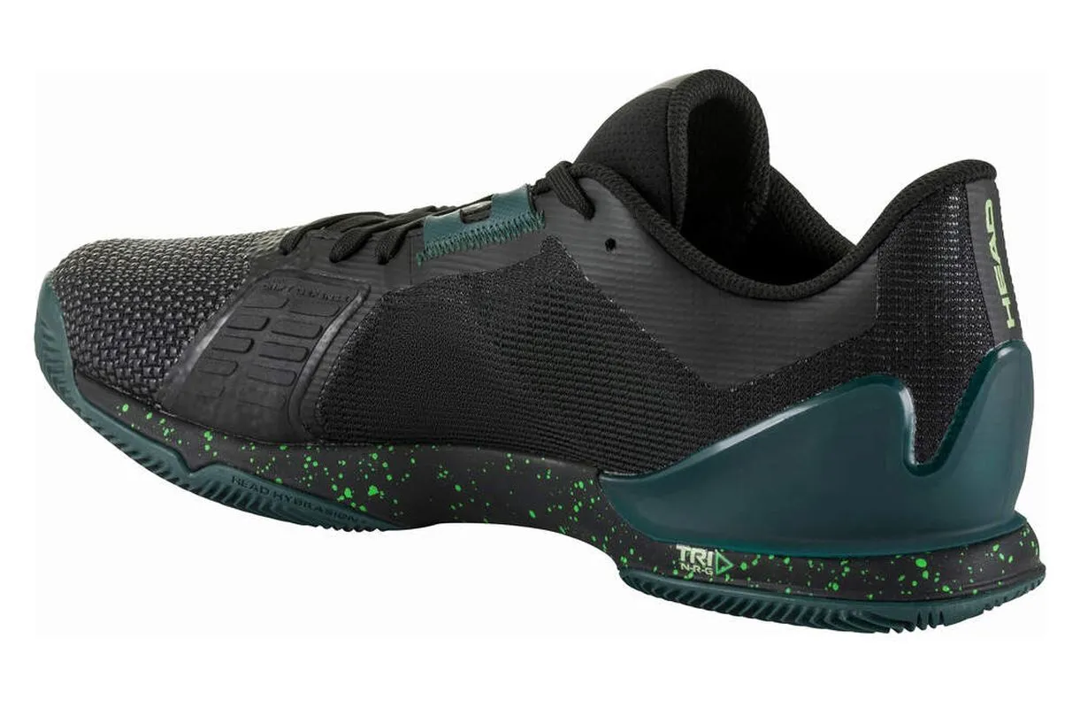 Head Sprint Pro 3.5 SF Clay - black/forest green 