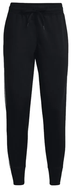 Women's trousers Under Armour Women's UA Rush Tricot - black/white - Black