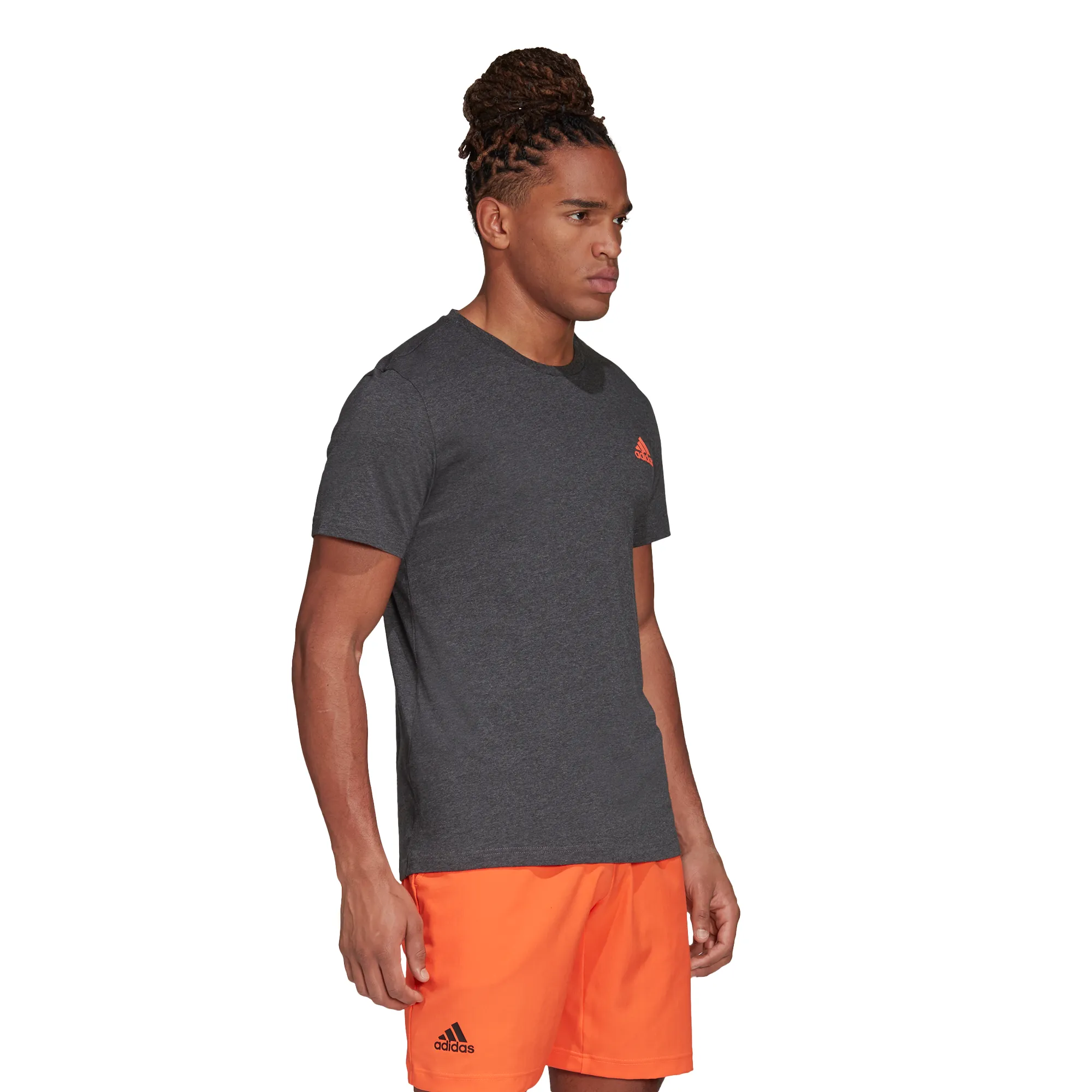 Adidas Paris Graphic Tee - dark grey heather