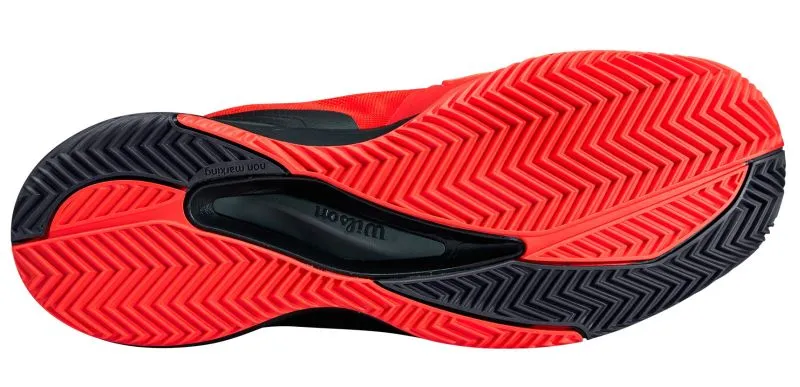 Wilson Rush Pro 3.0 Clay - poppy red/black/ebony