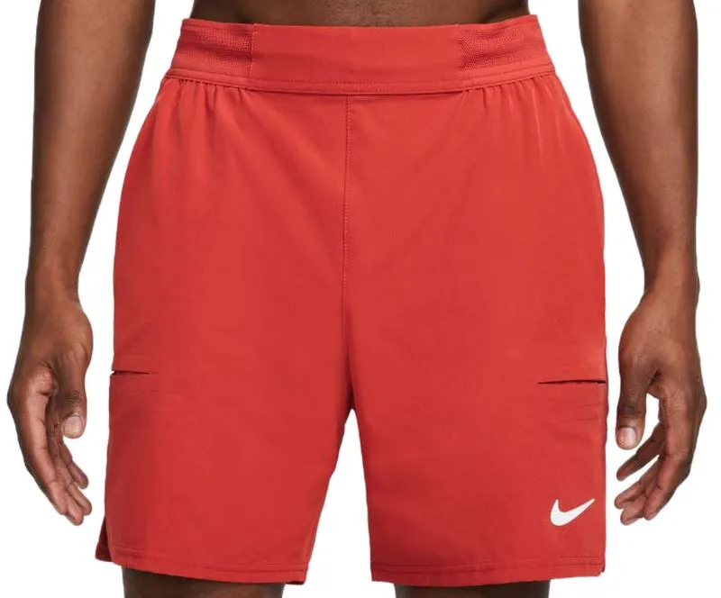 Nike Court Dri-Fit Advantage Short 7in M - cinnabar/white Nike Court Dri-Fit Advantage Short 7in M - cinnabar/white