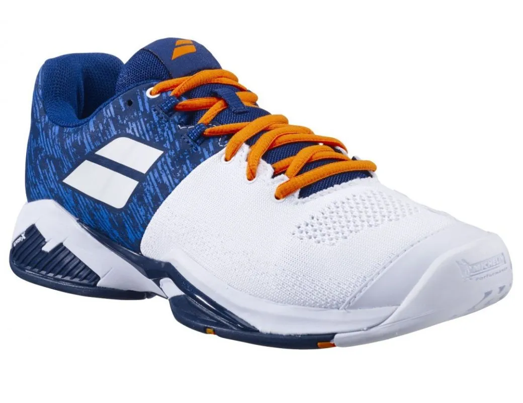 babolat-propulse-blast-ac-m-white-dark-blue Babolat Propulse Blast All Court Men - white/dark blue