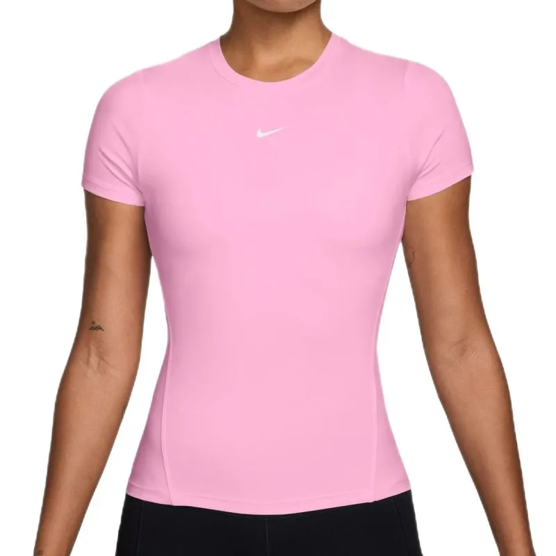 Nike One Fitted Short Sleeve - pink rise/white Nike One Fitted Short Sleeve - pink rise/white