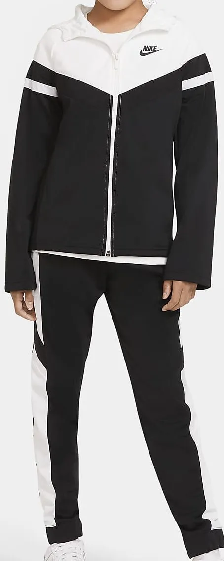 nike-sportswear-poly-woven-tracksuit-black-white-1 Nike Sportswear Poly Woven Tracksuit - black/white