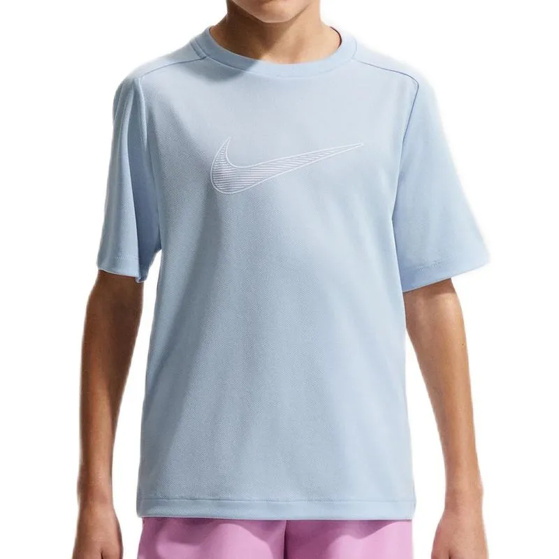 Nike Dri-FIT Multi Short Sleeve - hydrogen blue/white Nike Dri-FIT Multi Short Sleeve - hydrogen blue/white