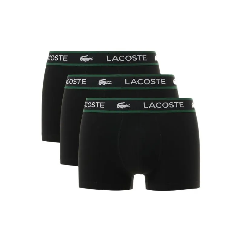 Lacoste Stretch Jersey Branded 3P - black