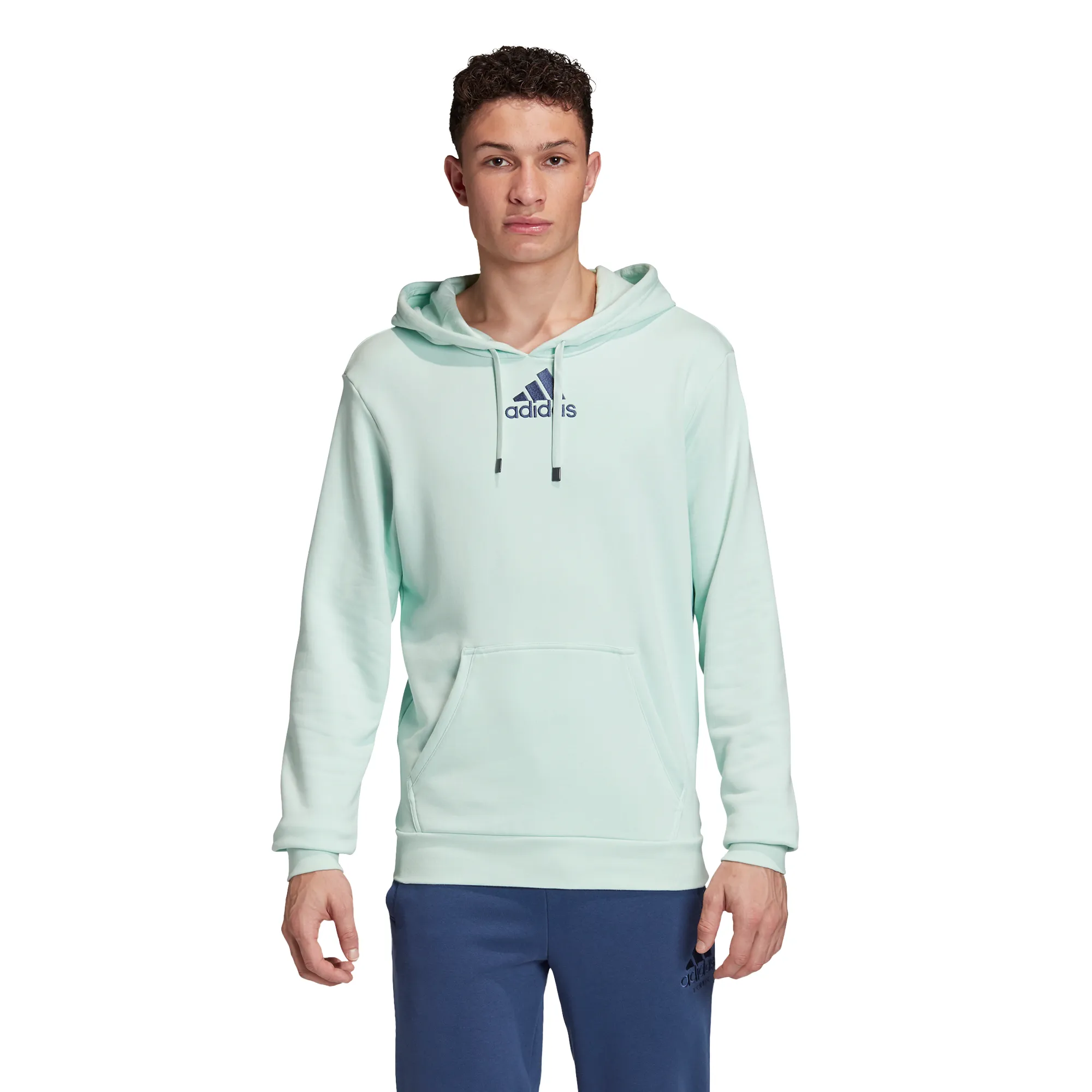 Adidas Category Graphic Hoodie - dash green/tech indigo