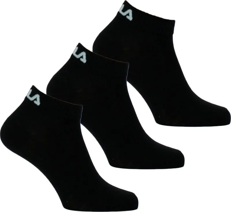 Fila Quarter Plain Socks - 3 pary/black
