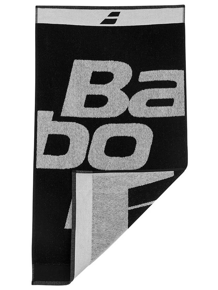 babolat-medium-towel-black-white-1 Babolat Medium Towel - black/white