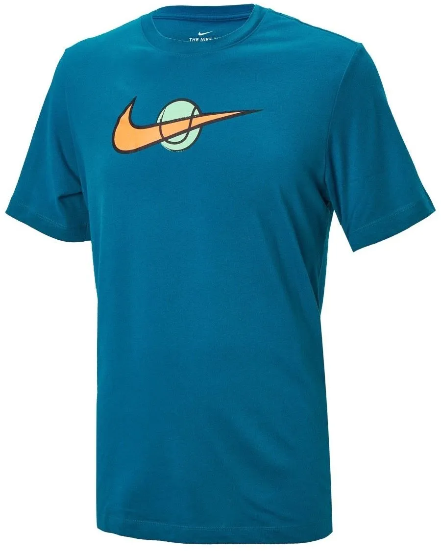 Nike Court Swoosh Tennis Tee M - green abys