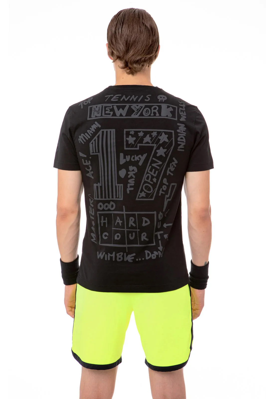 Hydrogen Graffiti Tee Man - black