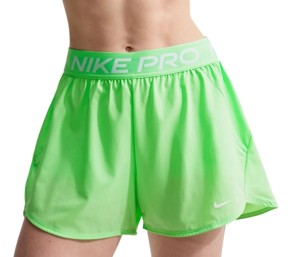 Nike Pro 2in1 - illusion green/white