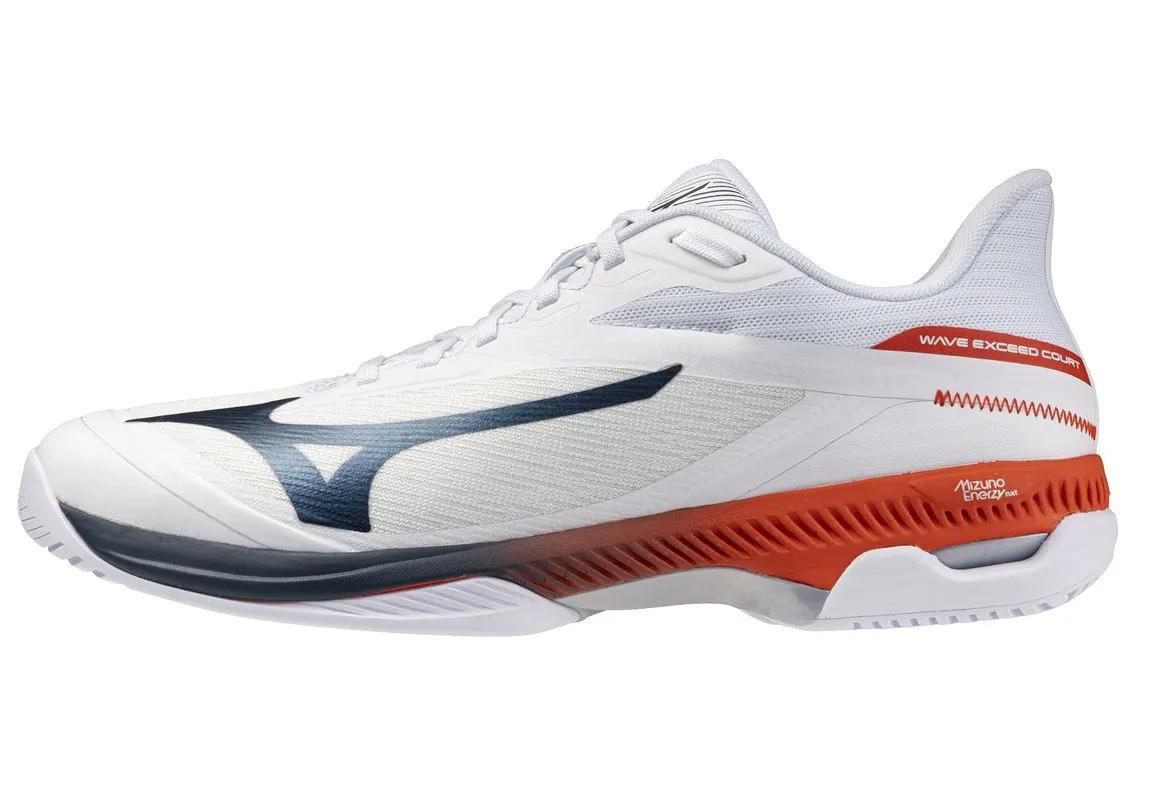 Mizuno Wave Exceed Court AC - white/insignia blue/orange