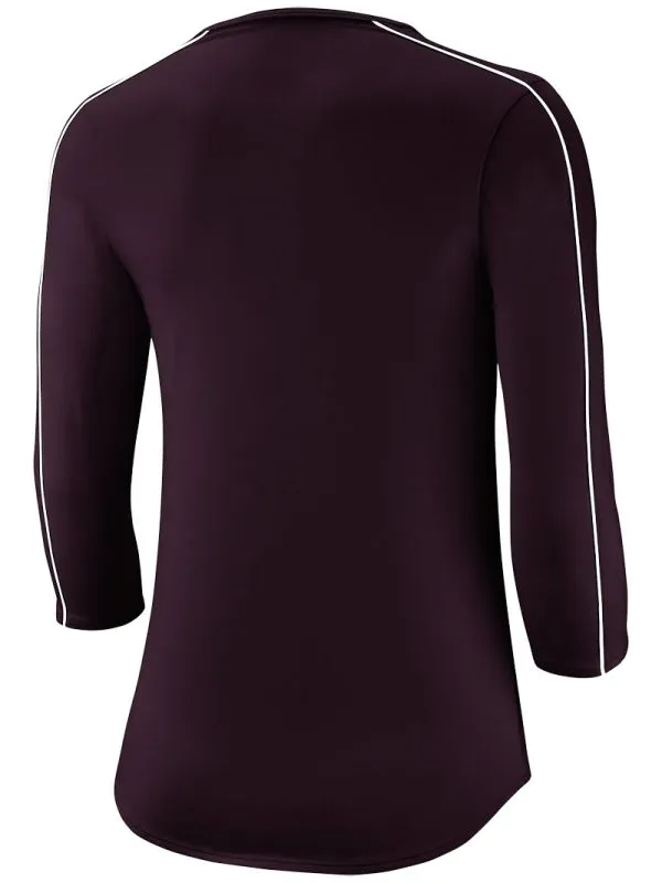 nike-court-women-3-4-sleeve-top-burgundy-ash-white-white-burgundy-ash-2 Nike Court Women 3/4 Sleeve Top - burgundy ash/white/white/burgundy ash
