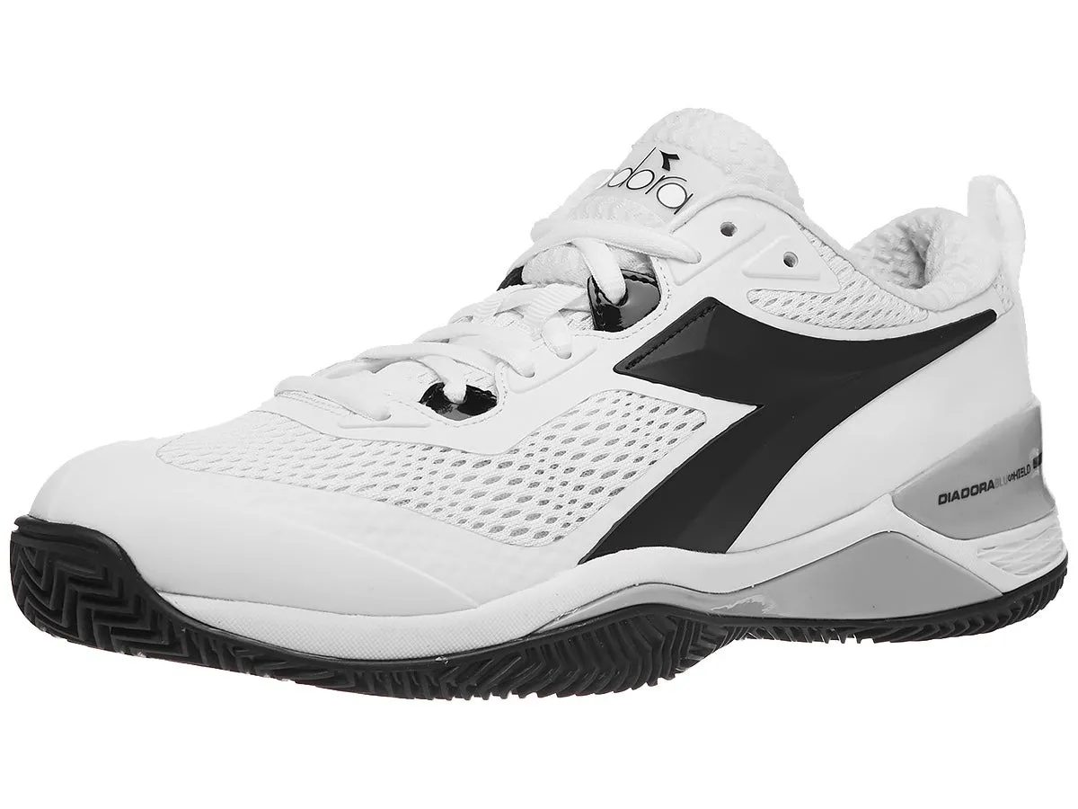 diadora-speed-blueshield-4-w-clay-white-black-1 Diadora Speed Blueshield 4 W Clay - white/black