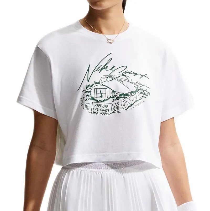 Nike Tennis Slam Crop - white Nike Tennis Slam Crop - white