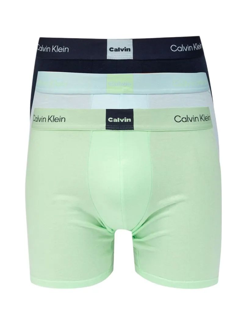 Calvin Klein Icon Logo Graphic Brief 3P - patina green/shoreline/airy blue Calvin Klein Icon Logo Graphic Brief 3P - patina green/shoreline/airy blue