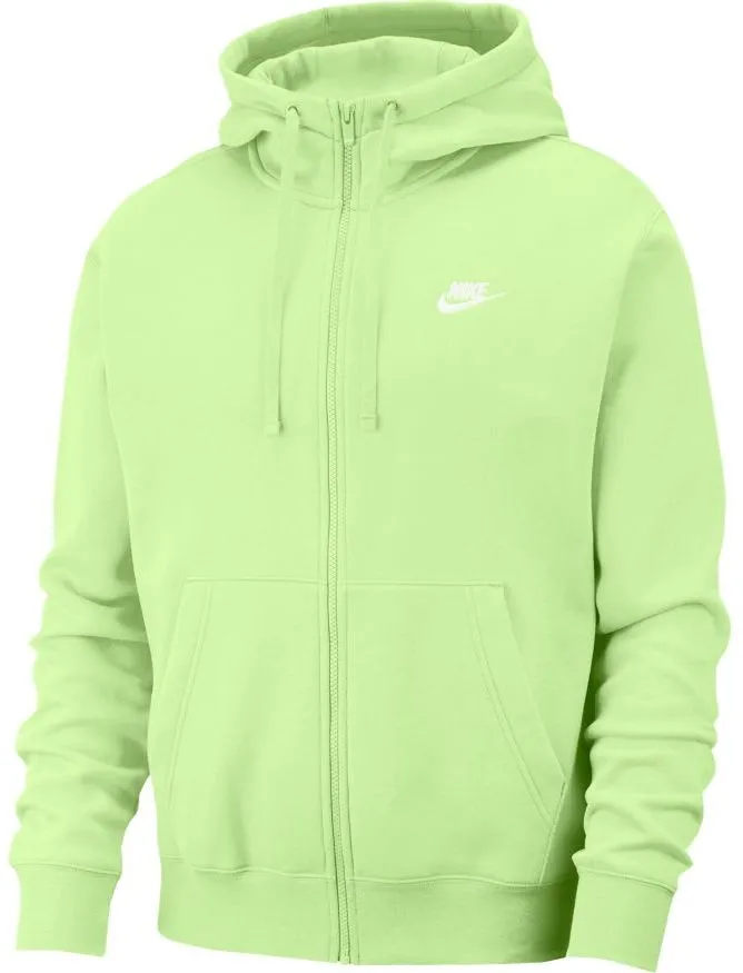 Nike Swoosh M Club Hoodie FZ BB - lt liquid lime/lt liquid lime/white Nike Swoosh M Club Hoodie FZ BB - lt liquid lime/lt liquid lime/white