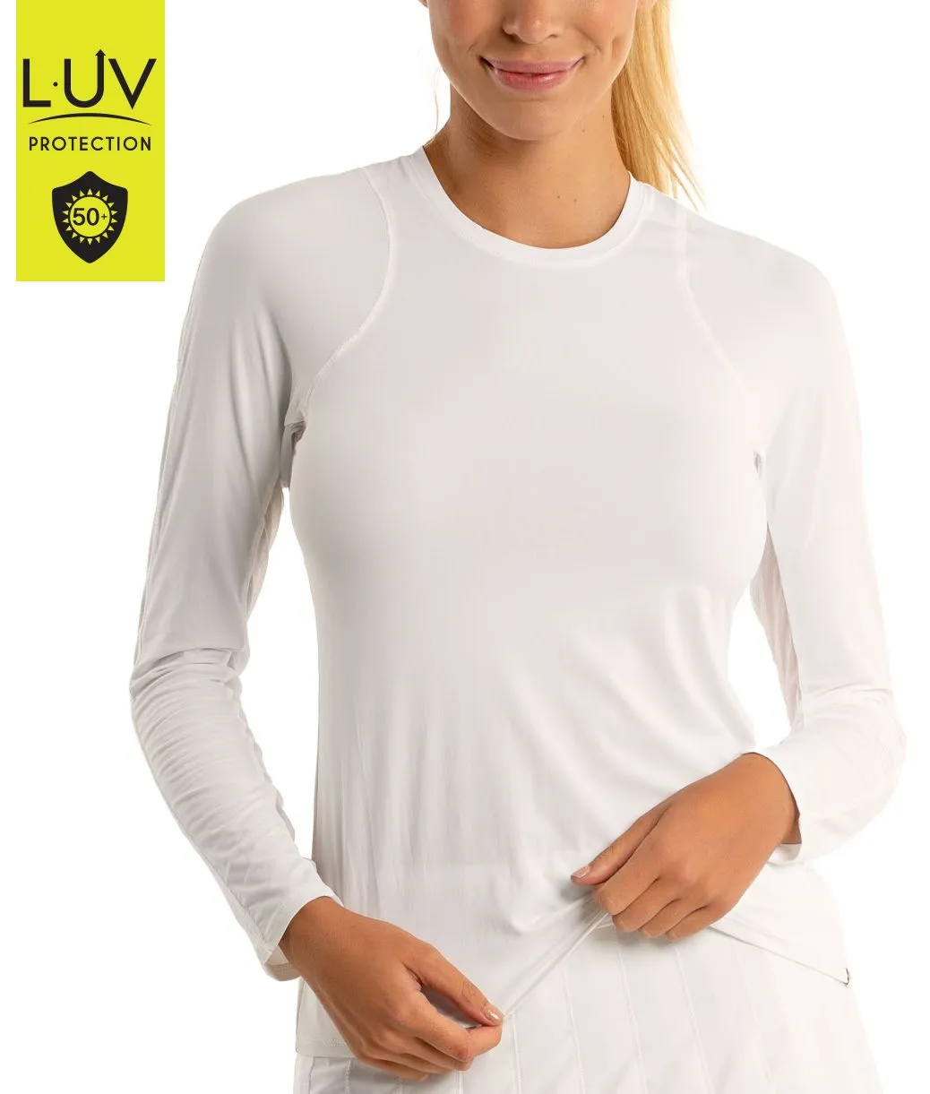 Lucky in Love Luv Breeze L/S Crew Women Lucky in Love Luv Breeze L/S Crew Women