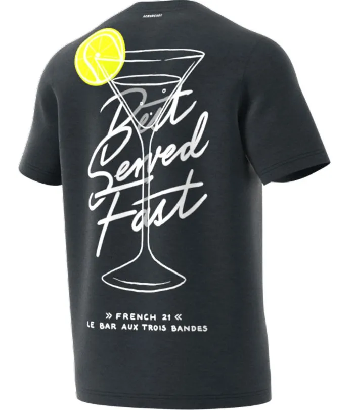 Adidas SS Q2 Tee RG M - dark grey heather
