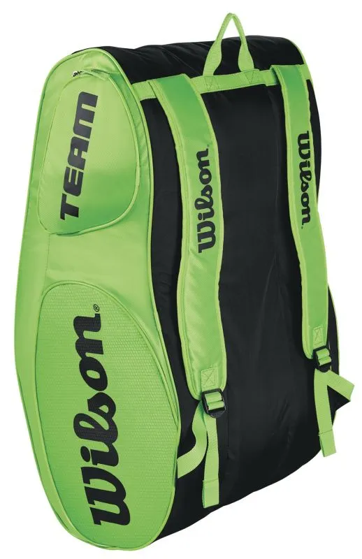 Wilson Team III 12 Pack Bag - green/black