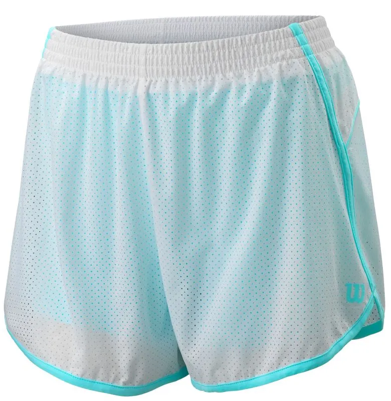 Wilson W Competition Woven 3.5 Short - white/island paradise