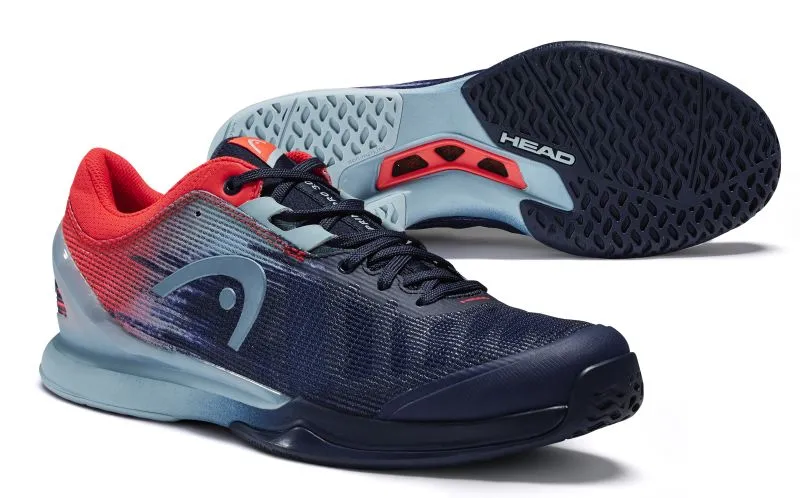 Head Sprint Pro 3.0 Men - dress blue/neon red