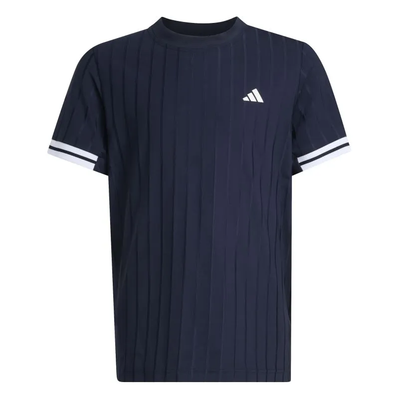 Boys' t-shirt Adidas Tennis Climacool Pro - legend ink - Blue