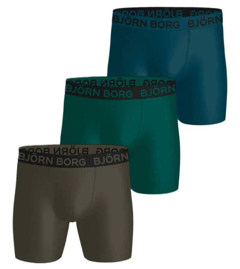 Björn Borg Sports Microfiber 3P - multicolor