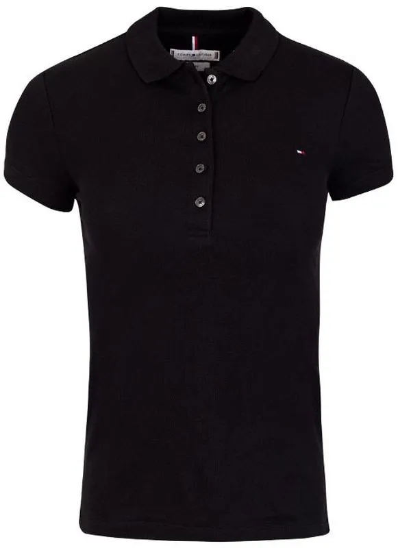 Tommy Hilfiger Heritage Short Sleeve Slim Polo - masters black