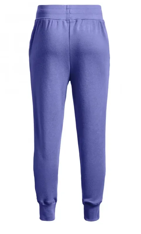 Under Armour Girls' UA Rival Fleece LU Joggers - baja blue/white